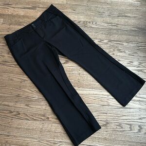 Studio by Torrid Signature Ponte Stretch Trouser Pants Black Flare Women's 20R
